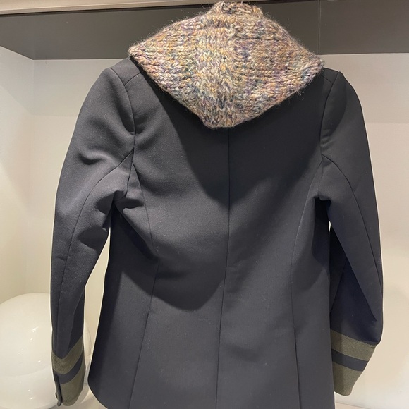 $298 Veronica Beard Sanra Alpaca Wool Blend Hoodie knit Dickey Jacket insert - Picture 9 of 16